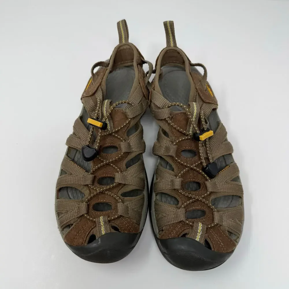 Keen Whisper H2 Sandal Women's 8.5 Brown Hiking Rugged Outdoor Gear